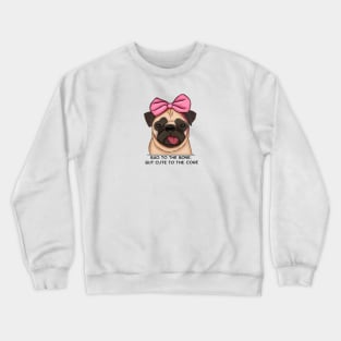 Cute pug Crewneck Sweatshirt